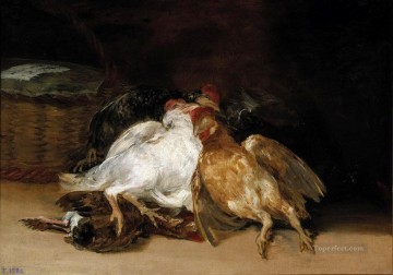 フランシスコ・ゴヤ Painting - 死んだ鳥 フランシスコ・デ・ゴヤ